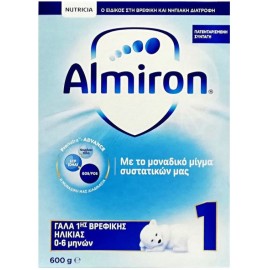 Nutricia Almiron 1 Γάλα 1ης Βρεφικής Ηλικίας 600gr