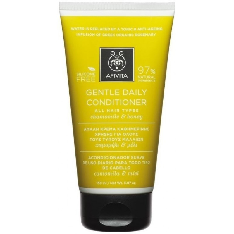 Apivita Gentle Daily Conditioner για Όλους τους Τύπους Μαλλιών Χαμομήλι & Μέλι 150ml