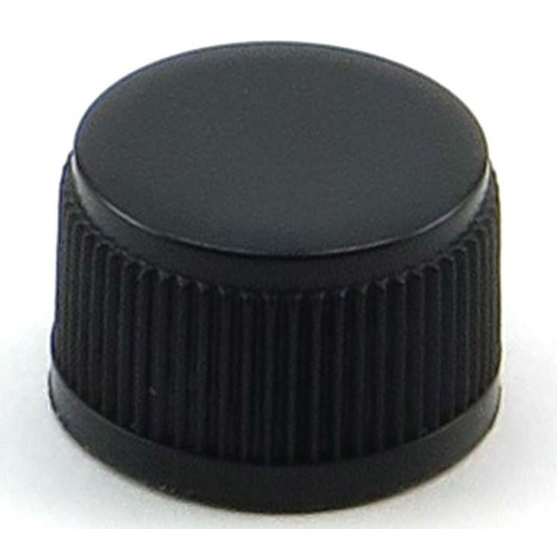 Πώμα Ασφαλείας Πλαστικό για Μπουκαλάκια με Στόμιο 28mm (Μαύρο), 1 τμχ