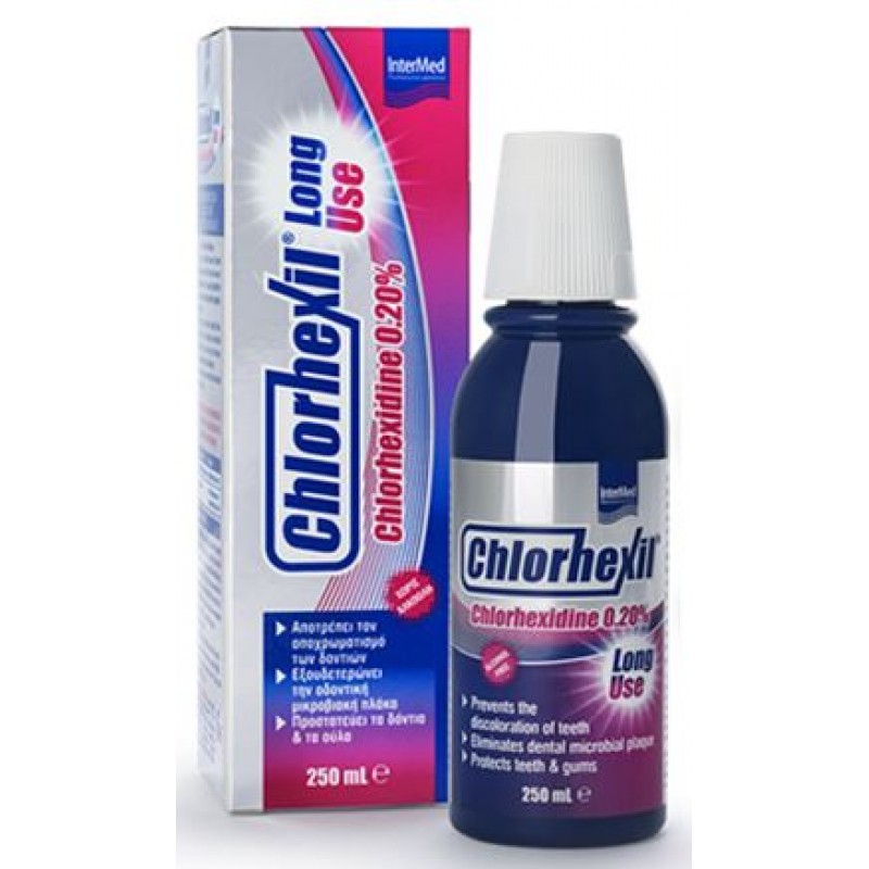 Chlorhexil 0.20% Long Use Στοματικό Διάλυμα 250ml