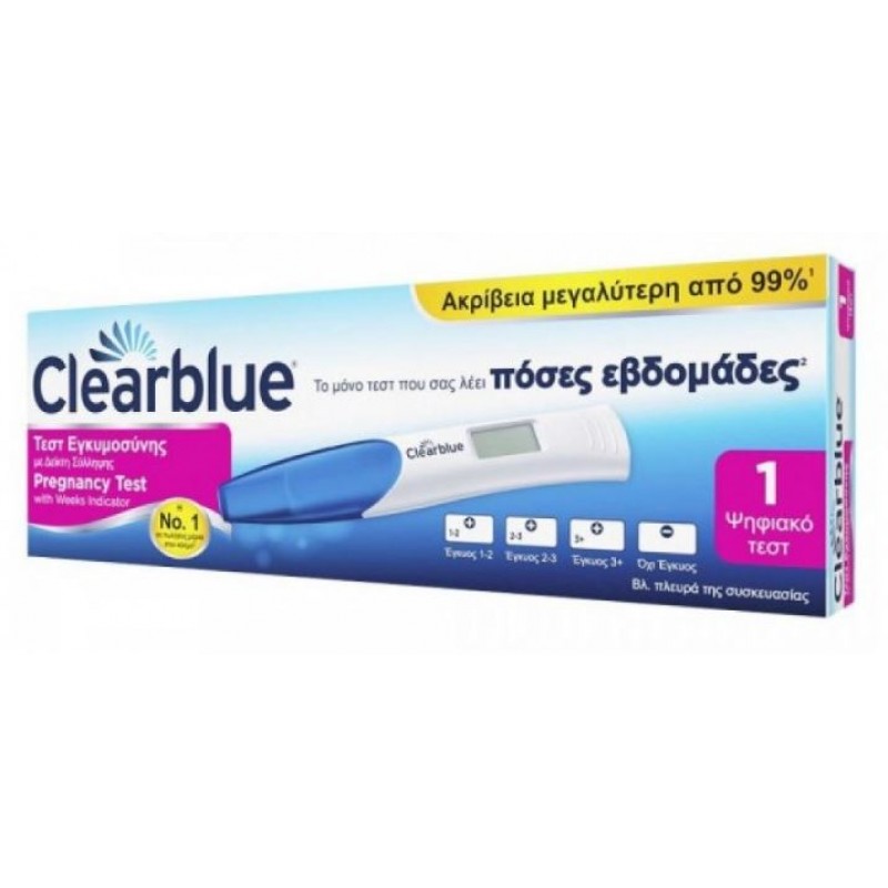 Clearblue Ψηφιακό Τεστ Εγκυμοσύνης με Δείκτη Σύλληψης 1τμχ