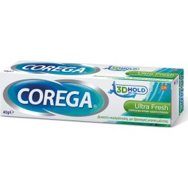 Corega 3D Hold Ultra Fresh Στερεωτική Κρέμα Οδοντοστοιχιών 40gr