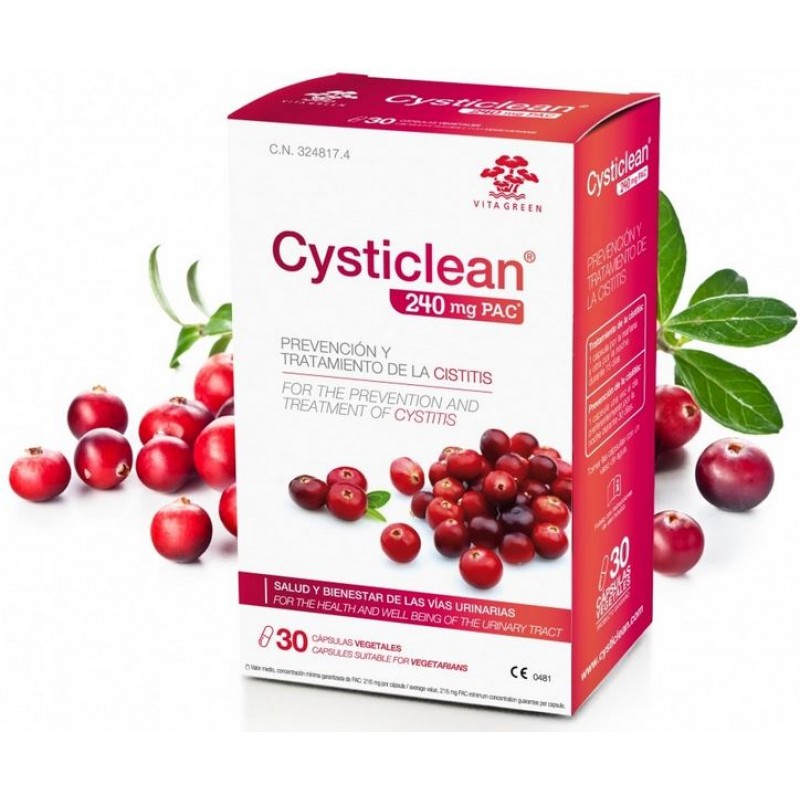 Vita Green Cysticlean 240mg 30 κάψουλες