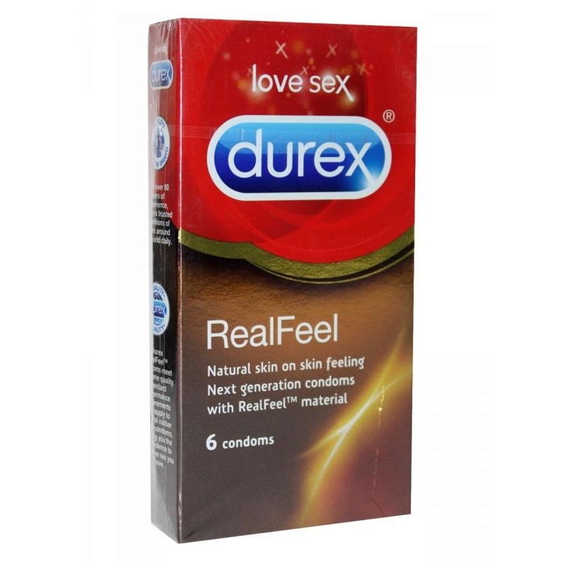 Durex Real Feel Συσκευασία των 6 Τεμαχίων