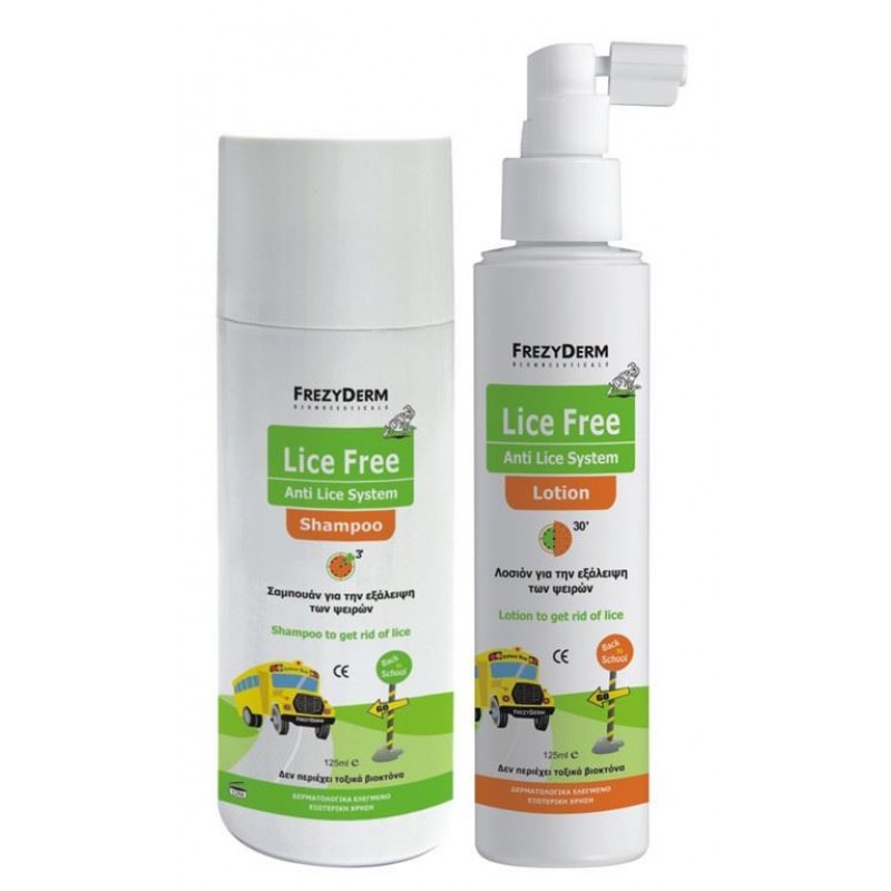 Frezyderm Lice Free Set Shampoo & Lotion 2x125ml