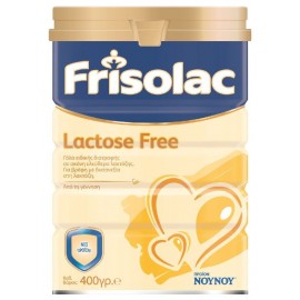 ΝΟΥΝΟΥ Frisolac Lactose Free Βρεφικό Γάλα Ειδικής Διατροφής Ελεύθερο Λακτόζης από τη Γέννηση 400 gr
