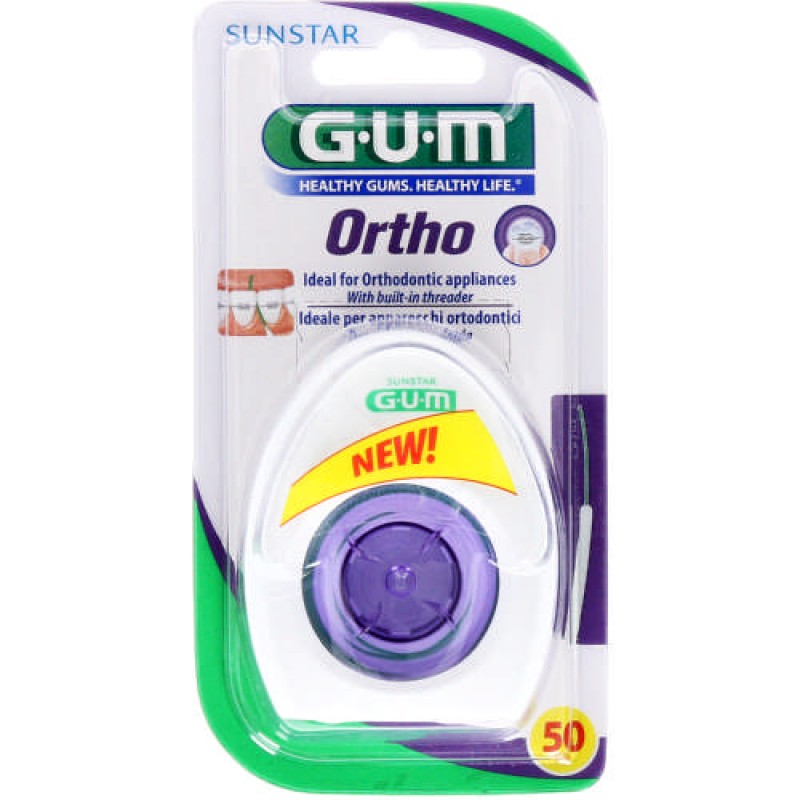 Gum 3220 Ortho Floss strands συσκευασία 50 τεμαχίων