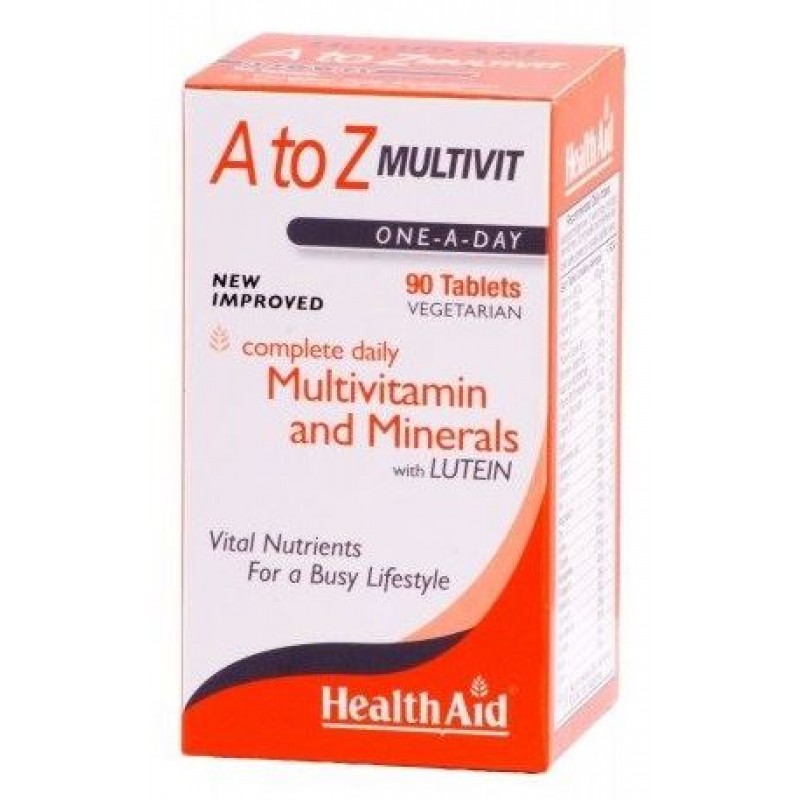 Health Aid A to Z Multivit 90 Ταμπλέτες