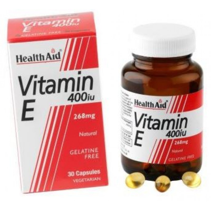 Health Aid Vitamin E 400IU 30 Caps