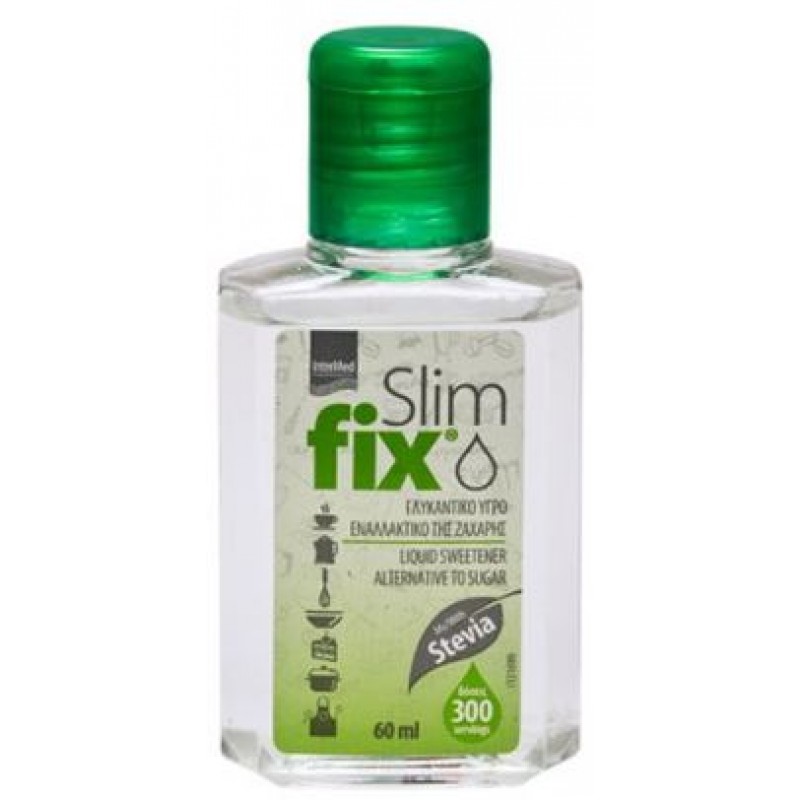 Intermed Slim Fix, Υγρό Γλυκαντικό με Στέβια 60ml