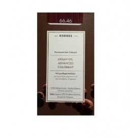 Korres Βαφή Μαλλιών Argan Advanced Colorant 66.46 Έντονο Κόκκινο Βουργουνδίας