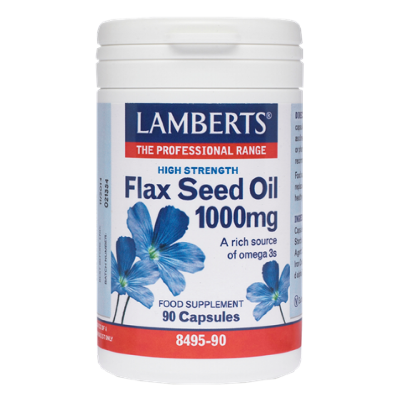 Lamberts Flax Seed Oil 1000mg 90 Κάψουλες