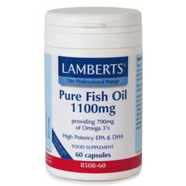 Lamberts Pure Fish Oil 1100mg (Epa) 60 Κάψουλες
