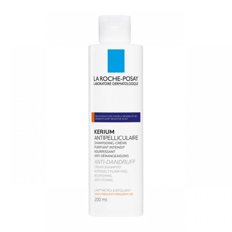 La Roche Posay Kerium Antipelliculaire Creme Shampoo 200ml (Dry Hair)