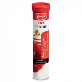 LANES Πολυβιταμίνες Xtra Energy Grapefruit 20 Αναβράζοντα Δισκία