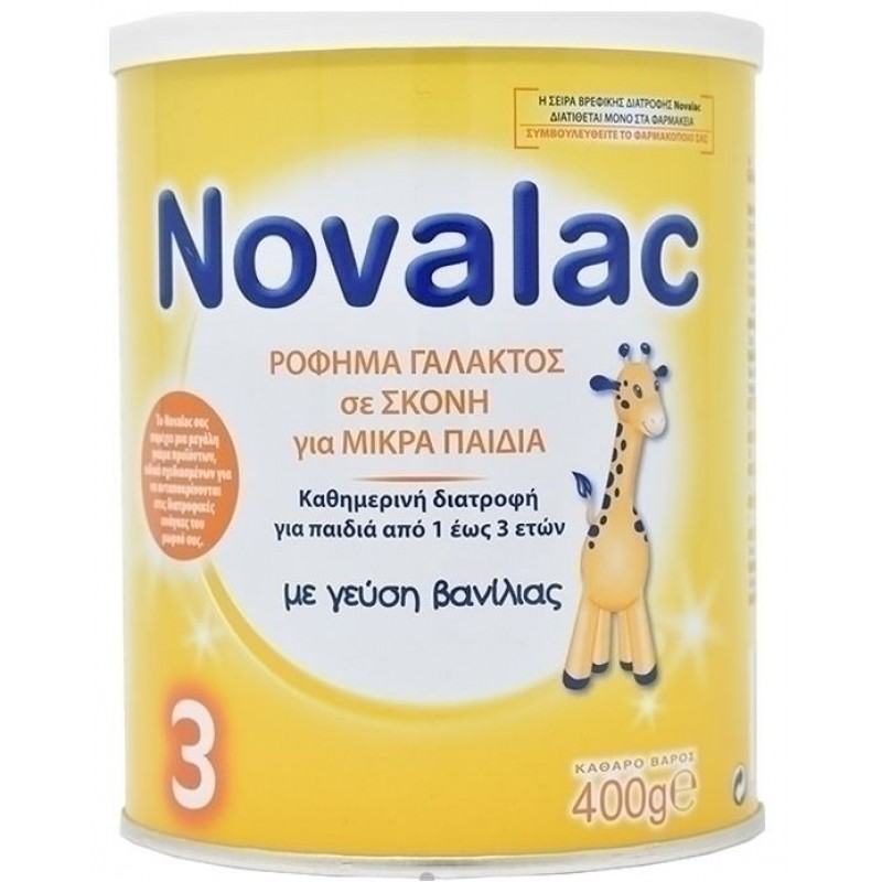 Novalac Γάλα σε Σκόνη 3 12m+ 400gr