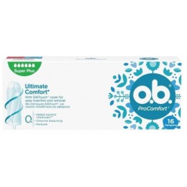 O.B. Ταμπόν ProComfort Super Plus Ultimate Comfort για Αυξημένη Ροή 16τμχ