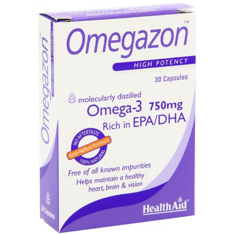 Health Aid Omegazon Omega-3 750mg 30 Κάψουλες
