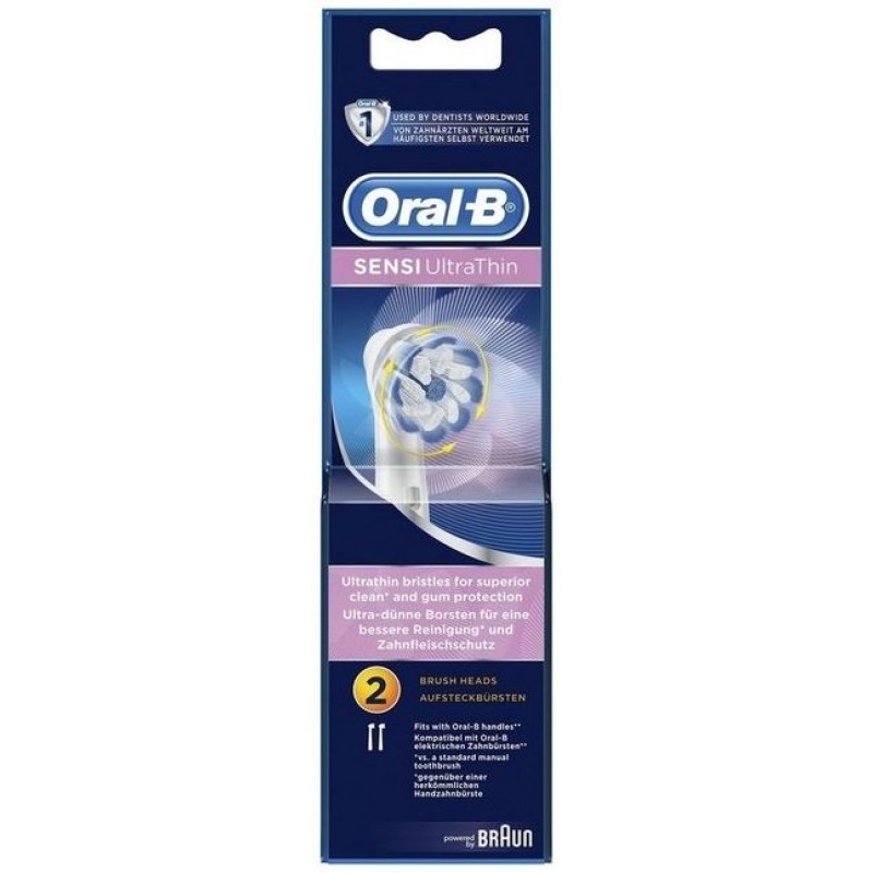 Oral-B Ανταλλακτικές Κεφαλές Sensi Ultra Thin 2τμχ