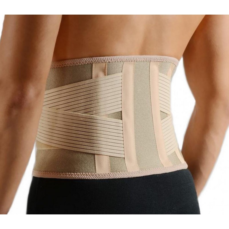 Real Care Ζώνη Οσφύος Πολλαπλών Παθήσεων Ελαστική Μπεζ Πλάτους 20cm (3010) 1τμχ