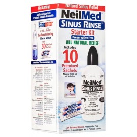 NeilMed Sinus Rinse Starter Kit Σύστημα Ρινικών Πλύσεων + 10 φακελάκια