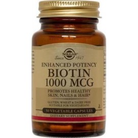 Solgar Biotin 1000mcg 50 φυτικές κάψουλες