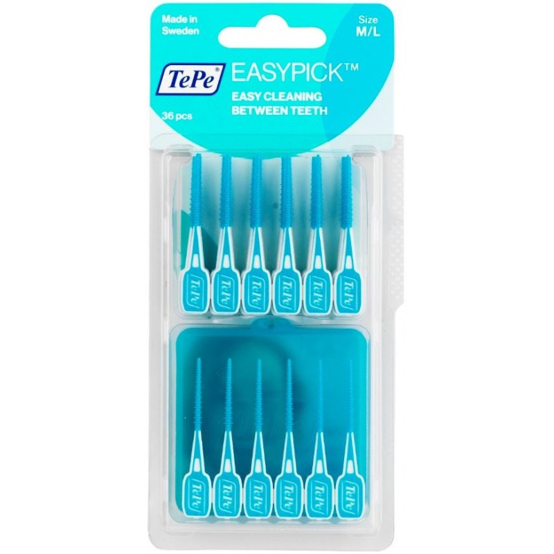 TePe Easy Pick Μ/L Ελαστικές Οδοντογλυφίδες 36τεμ.