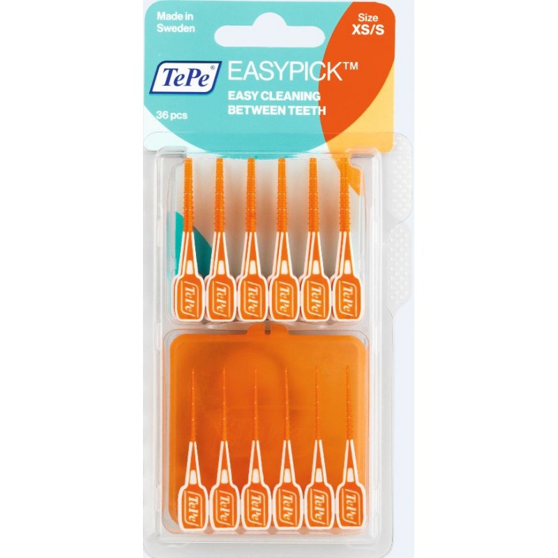 TePe Easy Pick XS/S Ελαστικές Οδοντογλυφίδες 36τεμ.