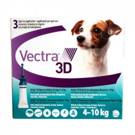 Vectra 3D για Σκύλους 4-10kg, 3 Αμπούλες