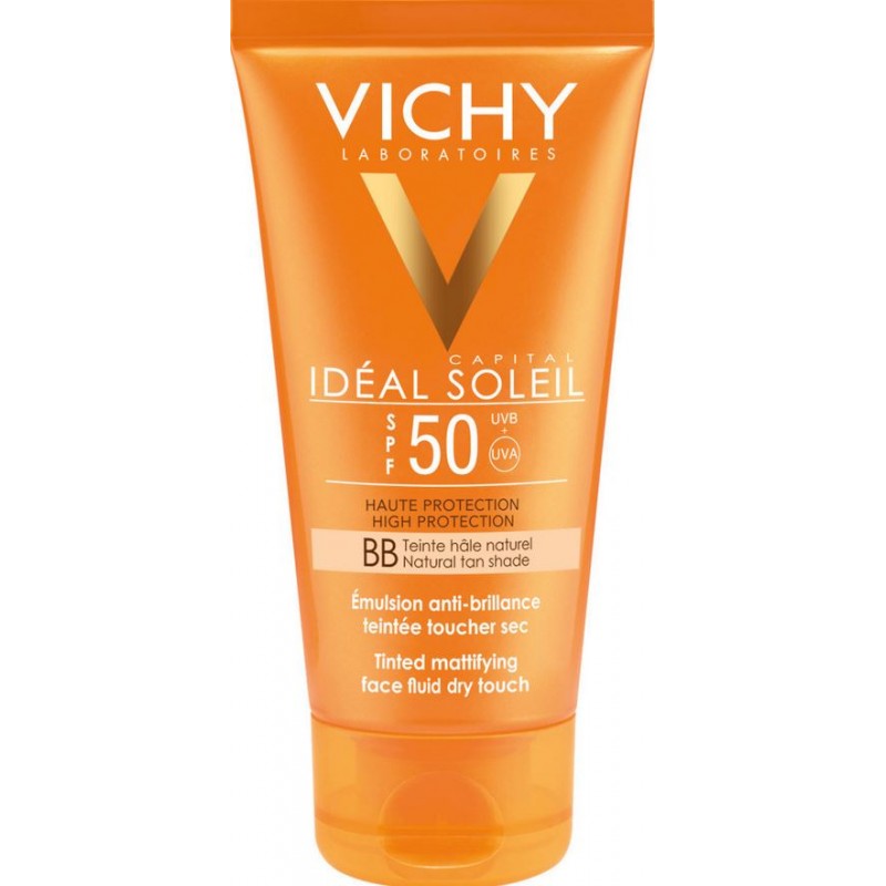 Vichy Ideal Soleil BB Tinted Dry Touch Face Fluid Mat SPF50 50ml