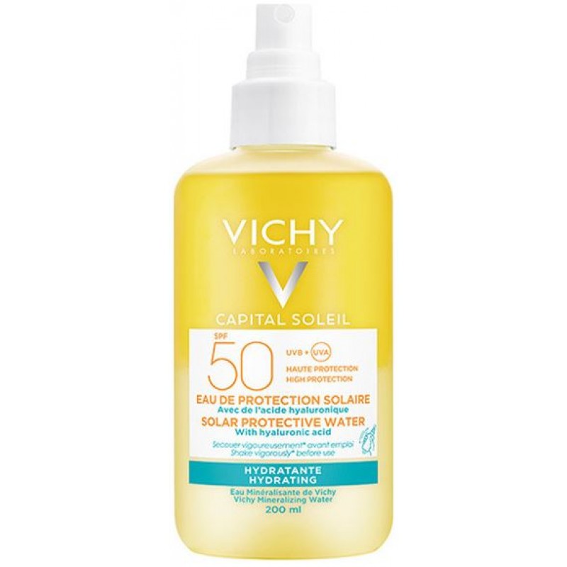 Vichy Capital Soleil Solar Protective Water with Hyaluronic Acid SPF50+ 200ml