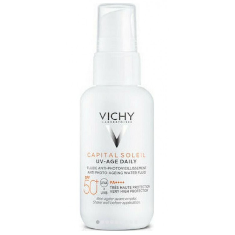 Vichy Capital Soleil UV-Age Daily Αδιάβροχη Αντηλιακή Κρέμα Προσώπου SPF50 40ml