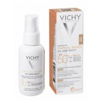 Vichy Capital Soleil UV-Age Daily Tinted Light Αντηλιακή Κρέμα Προσώπου SPF50 με Χρώμα 40ml