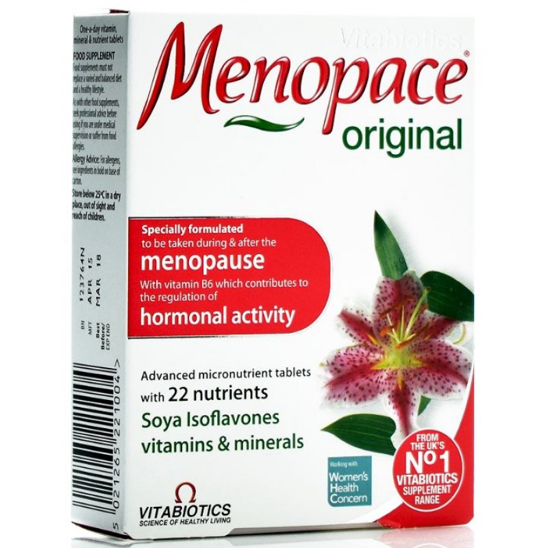 Vitabiotics Menopace Original 30 ταμπλέτες