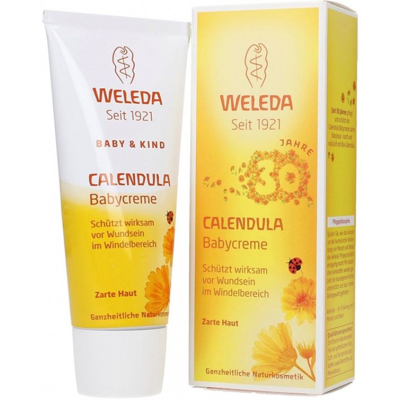Weleda Babycream Κρέμα Καλέντουλα για αλλαγή πάνας 75ml